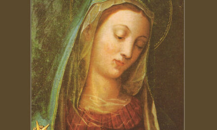 Maria forma a minha alma