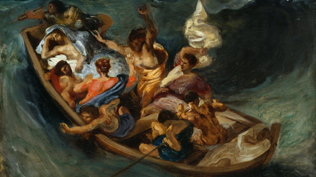 Barquinha na tempestade